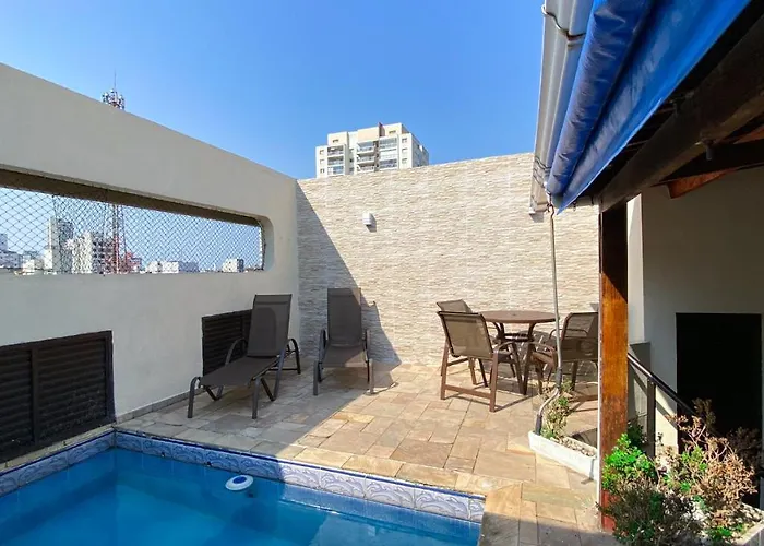 Cobertura De 3 Quartos Com Churrasqueira E Piscina