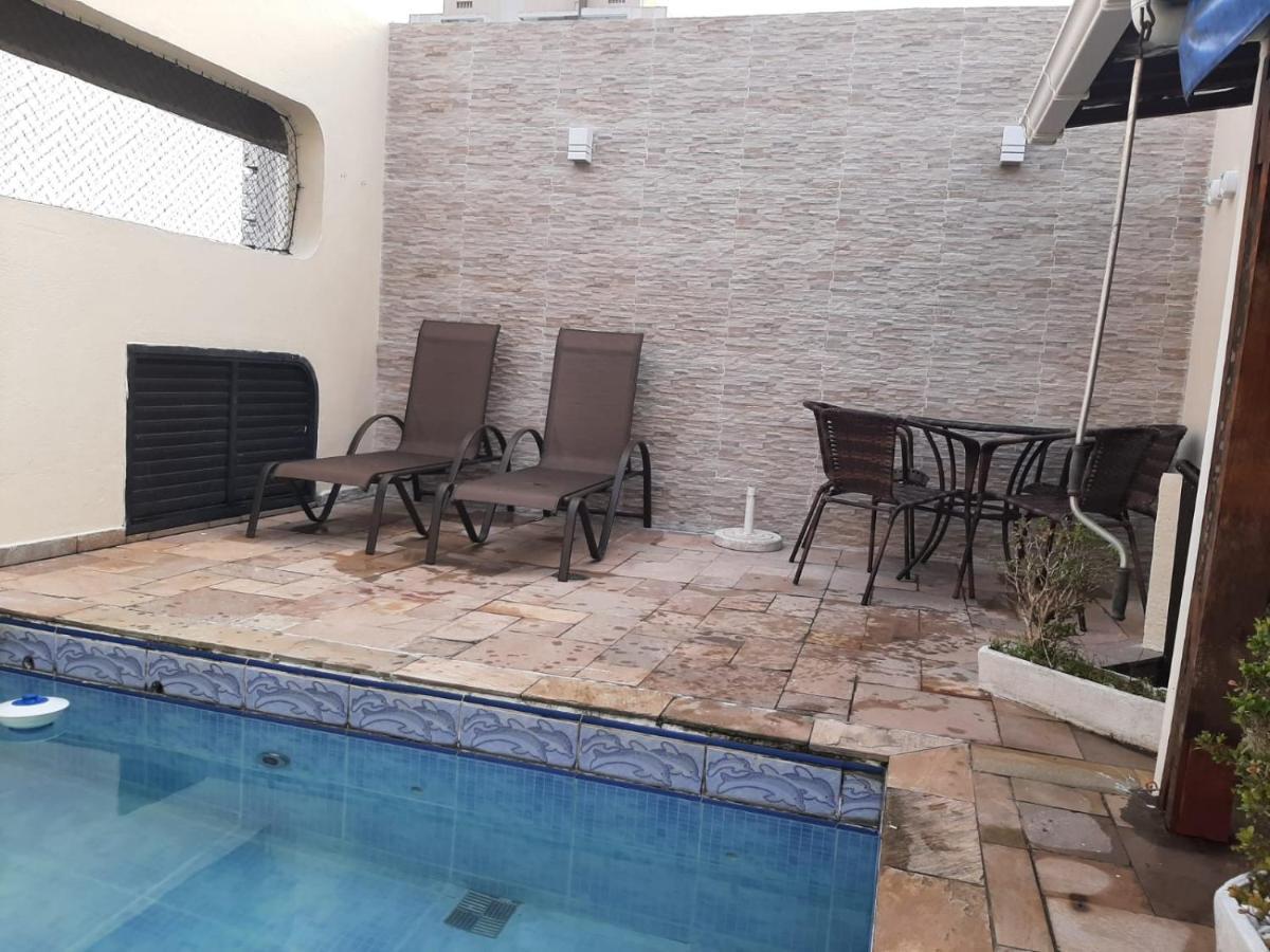 Cobertura De 3 Quartos Com Churrasqueira E Piscina Apartment Guaruja